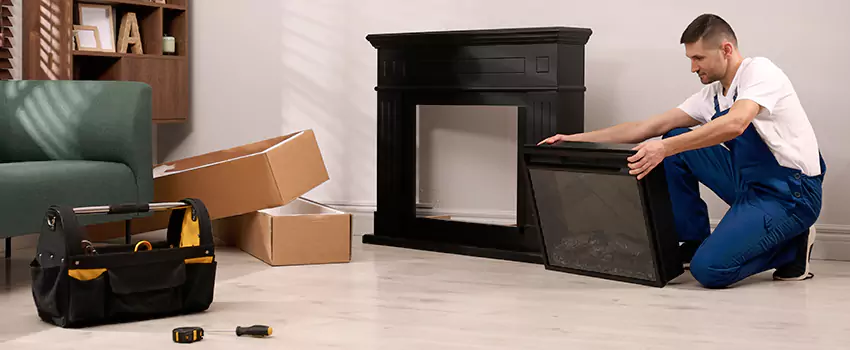 Old Rusted Metal Fireplace Repair And Replacement in Fort Thomas, KY